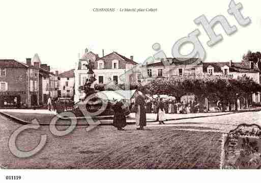 Ville de CHABANAIS, carte postale ancienne