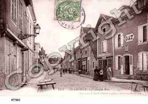 Ville de CHAOURCE, carte postale ancienne