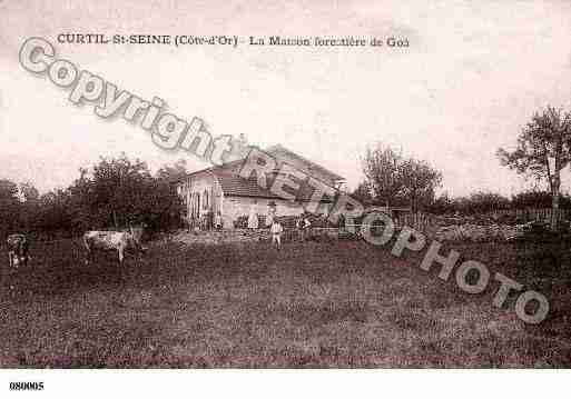 Ville de CURTILSAINTSEINE, carte postale ancienne