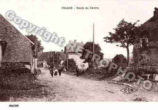 Ville de FRASNE, carte postale ancienne