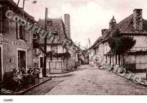 Ville de JUNHAC, carte postale ancienne