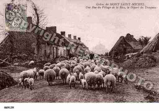 Ville de MONTSAINTMICHEL(LE), carte postale ancienne