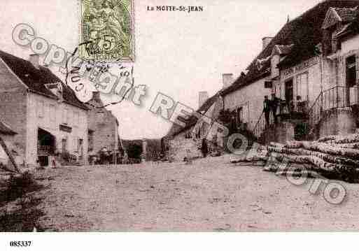 Ville de MOTTESAINTJEAN(LA), carte postale ancienne