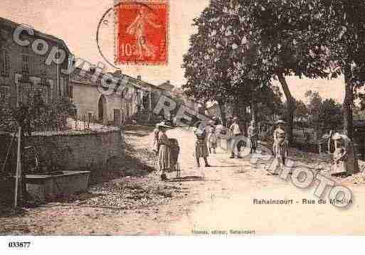 Ville de REHAINCOURT, carte postale ancienne