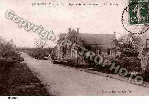 Ville de TEMPLE(LE), carte postale ancienne