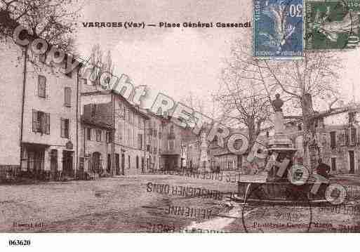 Ville de VARAGES, carte postale ancienne