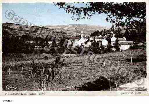 Ville de VILLENEUVESURTARN, carte postale ancienne