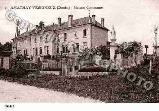 Ville de AMATHAYVESIGNEUX, carte postale ancienne