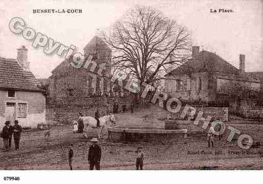 Ville de BESSEYLACOUR, carte postale ancienne