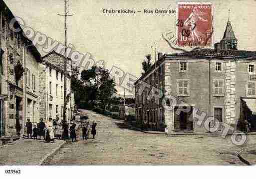 Ville de CHABRELOCHE, carte postale ancienne