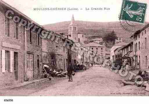 Ville de CHERIER, carte postale ancienne