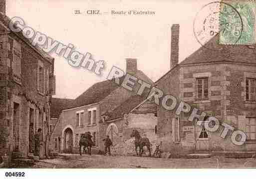 Ville de CIEZ, carte postale ancienne