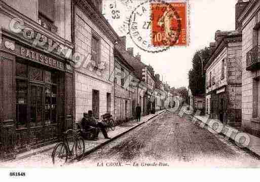 Ville de CROIXENTOURAINE(LA), carte postale ancienne