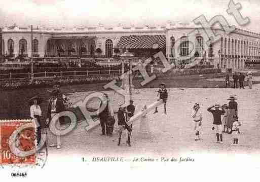 Ville de DEAUVILLE, carte postale ancienne