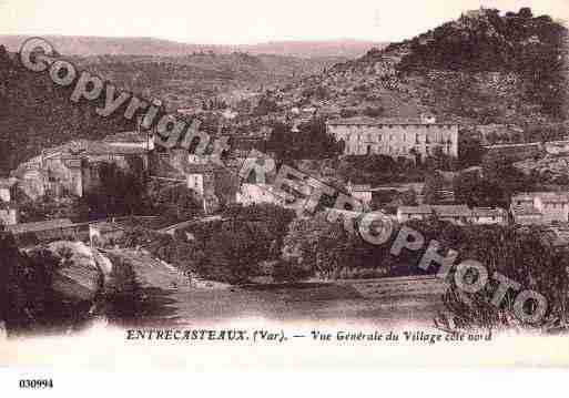 Ville de ENTRECASTEAUX, carte postale ancienne