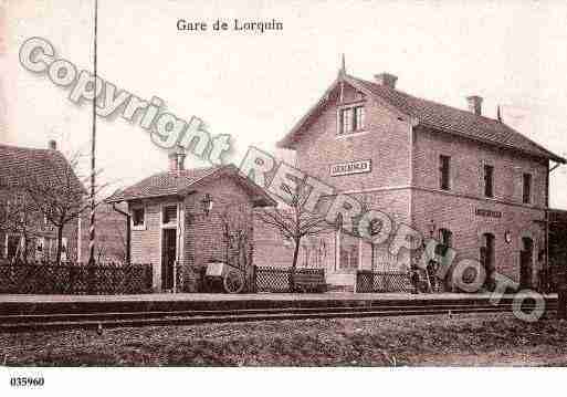 Ville de LORQUIN, carte postale ancienne