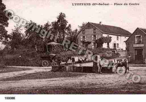 Ville de LYOFFANS, carte postale ancienne