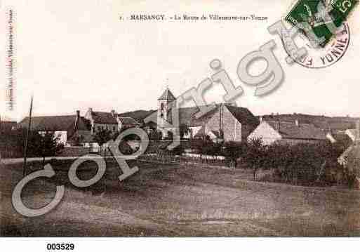 Ville de MARSANGY, carte postale ancienne