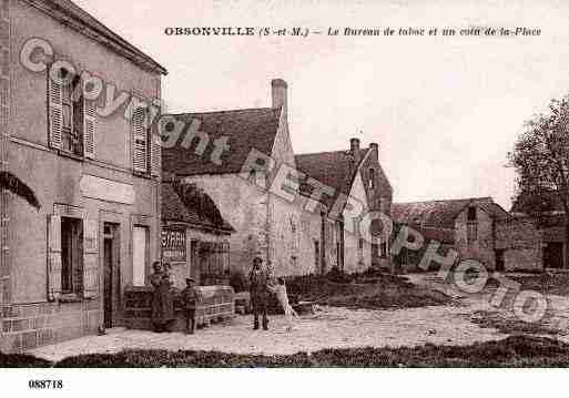 Ville de OBSONVILLE, carte postale ancienne