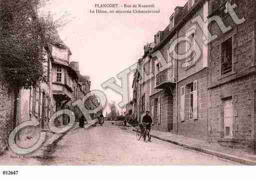 Ville de PLANCOET, carte postale ancienne