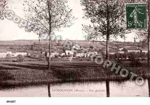 Ville de SAMOGNEUX, carte postale ancienne