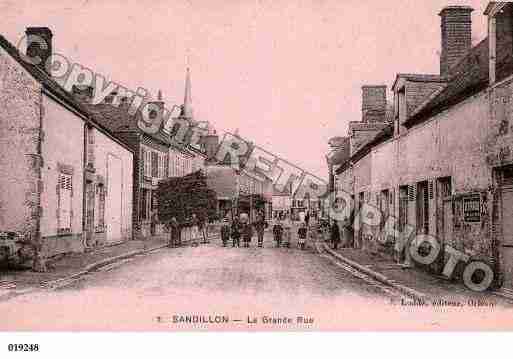 Ville de SANDILLON, carte postale ancienne