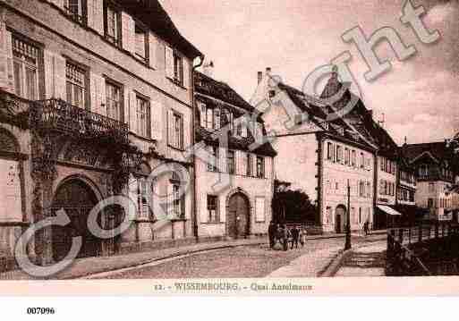 Ville de WISSEMBOURG, carte postale ancienne