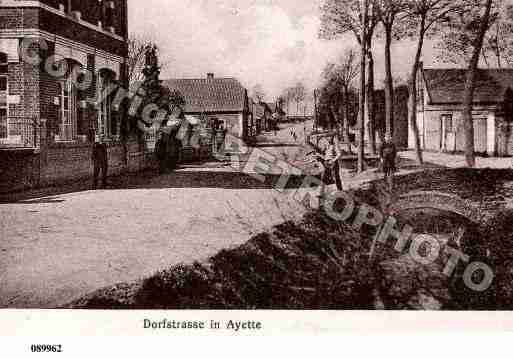 Ville de AYETTE, carte postale ancienne