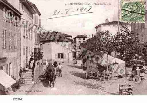 Ville de BELMONTDELALOIRE, carte postale ancienne