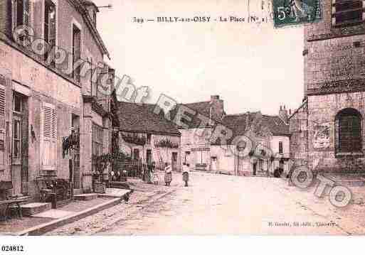 Ville de BILLYSUROISY, carte postale ancienne