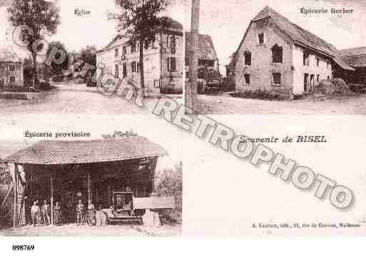 Ville de BISEL, carte postale ancienne