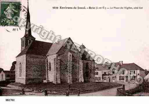 Ville de BRIE, carte postale ancienne
