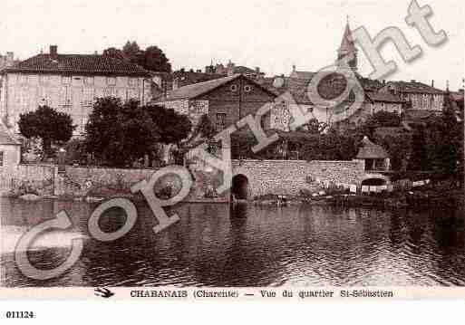 Ville de CHABANAIS, carte postale ancienne