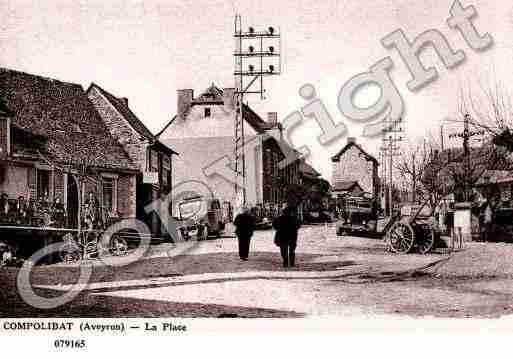 Ville de COMPOLIBAT, carte postale ancienne