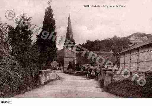 Ville de CONNELLES, carte postale ancienne