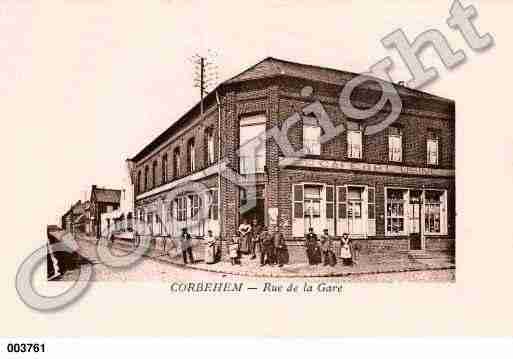 Ville de CORBEHEM, carte postale ancienne