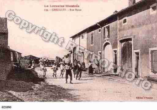 Ville de CREZILLES, carte postale ancienne