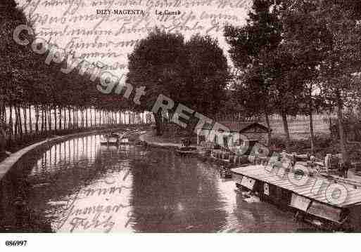 Ville de DIZY, carte postale ancienne