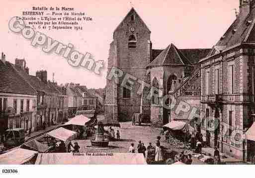 Ville de ESTERNAY, carte postale ancienne