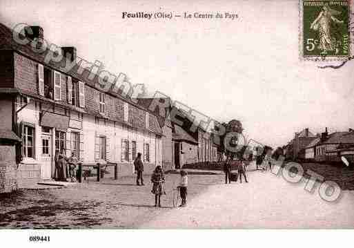 Ville de FOUILLOY, carte postale ancienne