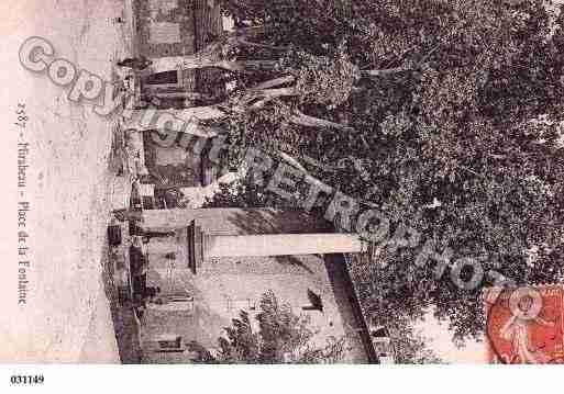 Ville de MIRABEAU, carte postale ancienne