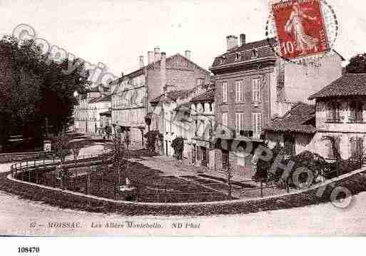 Ville de MOISSACSAINTELIVRADE, carte postale ancienne