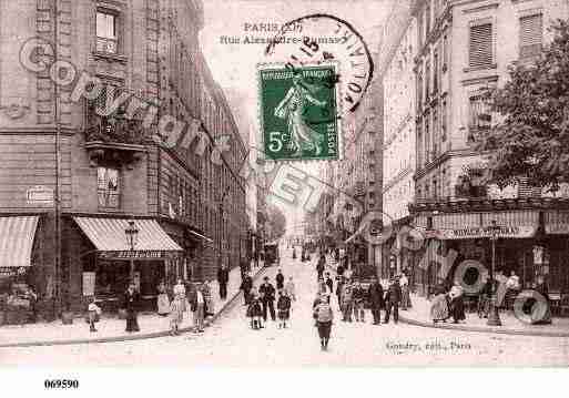 Ville de PARIS11, carte postale ancienne