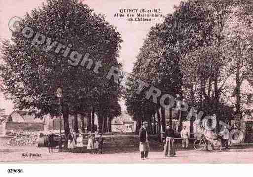 Ville de QUINCYVOISINS, carte postale ancienne