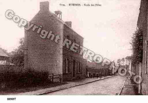 Ville de RUESNES, carte postale ancienne