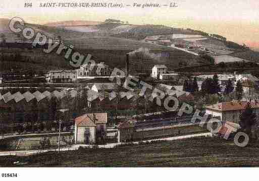 Ville de SAINTVICTORSURRHINS, carte postale ancienne