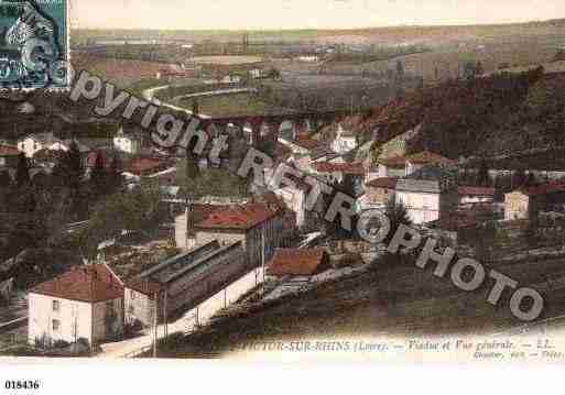 Ville de SAINTVICTORSURRHINS, carte postale ancienne