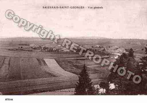 Ville de SAIZERAIS, carte postale ancienne