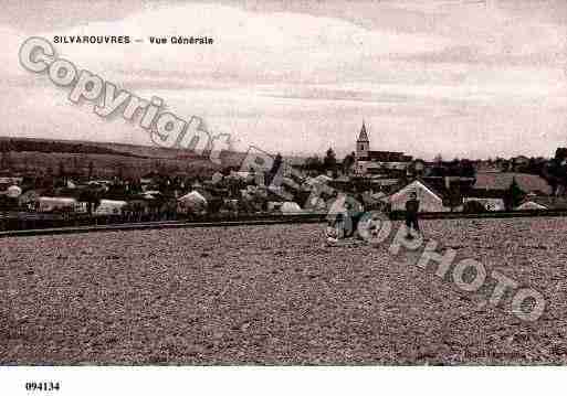 Ville de SILVAROUVRES, carte postale ancienne