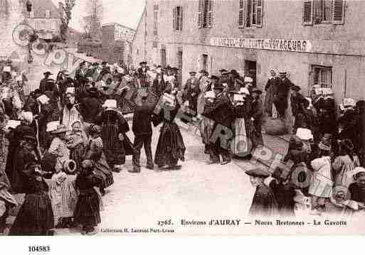 Ville de AURAY, carte postale ancienne